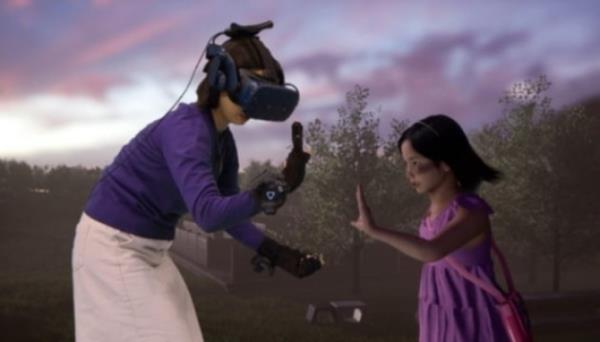 A　mother　reunites　with　her　late　daughter　in　a　local　TV　station　new<em></em>lineary　using　virtual　reality　technologies,　including　Neosapience's　AI-powered　voice-acting　technology