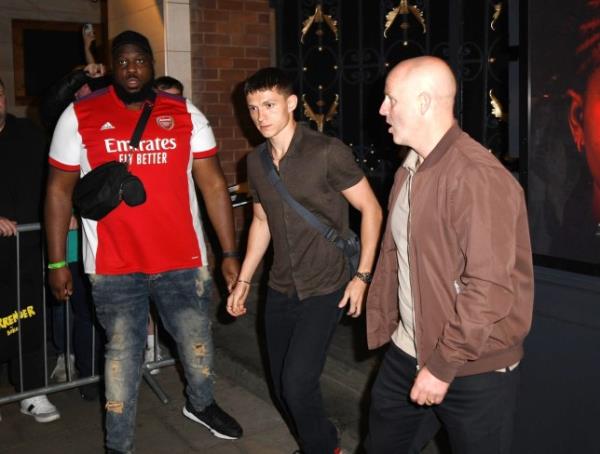 Tom Holland departs his last rehearsal of Romeo & Juliet at the Duke of York's Theatre in London