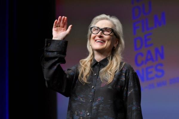 Meryl Streep arrives for a Rendez-Vous With Meryl Streep at the 77th edition of the Cannes Film Festival in Cannes, France, on May 15, 2024