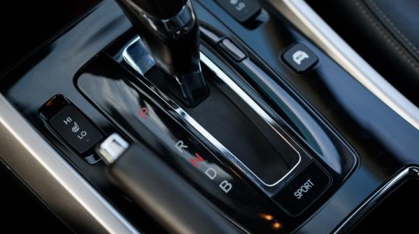 An automatic shifter in an electric car with a B mode