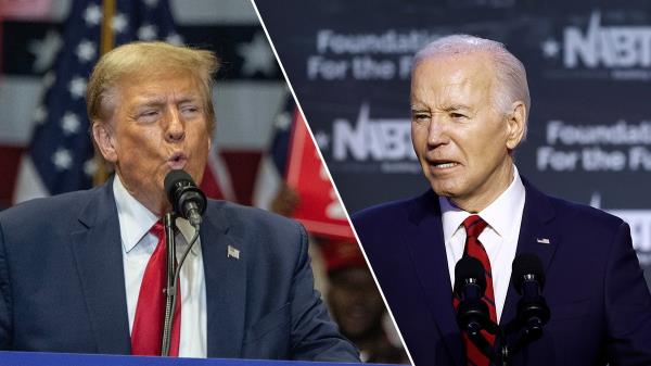 Do<em></em>nald Trump and Joe Biden