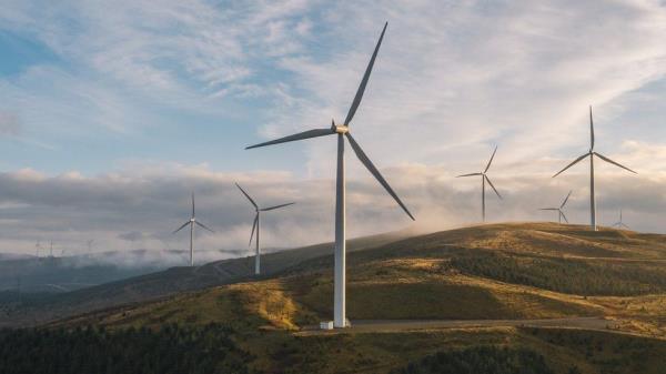 Wind farm in Scotland