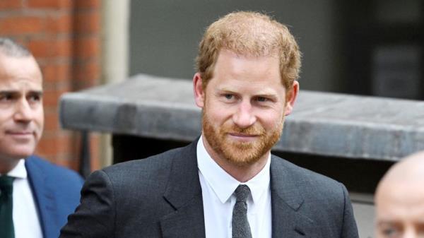 Britain's Prince Harry walks outside the High Court, in London, Britain March 30, 2023. REUTERS/Toby Melville