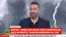 More explosive power used against Gaza in a mo<em></em>nth than on Hiroshima (VIDEO)