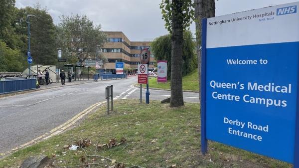 A view of Queen's Medical Centre in Nottingham following the independent review into care failings at the Nottingham University Hospitals NHS Trust. Picture date: Wednesday August 30, 2023. Pic: PA