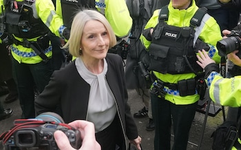 Lady Do<em></em>naldson arrives at Newry magistrates' court for an earlier hearing