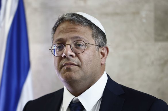 Israeli Natio<em></em>nal Security Minister Itamar Ben-Gvir.