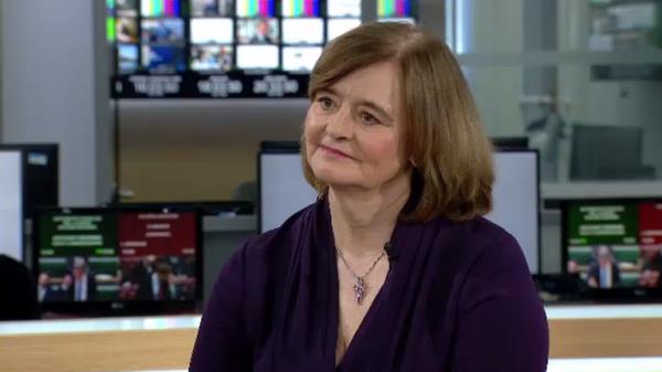 Cherie Blair speaking to Politics Hub with Sophy Ridge