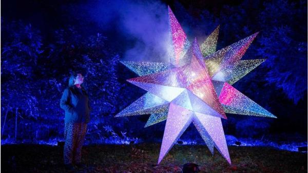 Festive light art trail at the Natio<em></em>nal Trust property Dunham Massey, on November 16, 2023