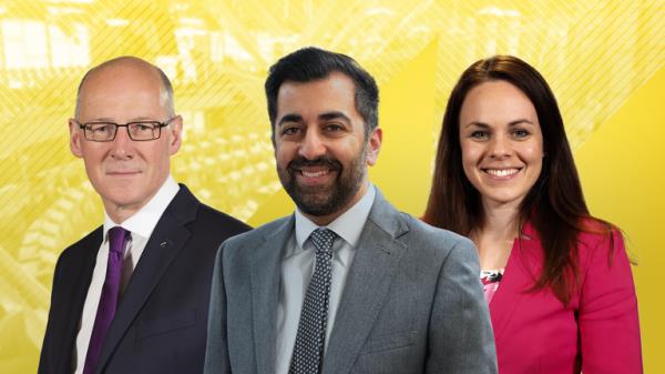 John Swinney, Humza Yousaf and Kate Forbes. Pics: Scottish government