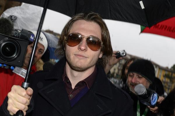 Raffaele Sollecito, the former boyfriend of Knox arrives at Florence's courthouse on Jan. 30, 2014.