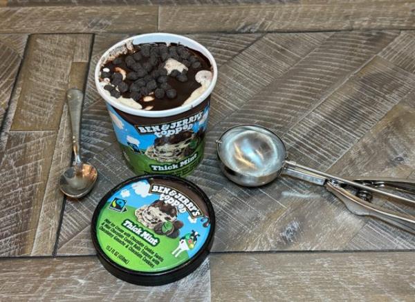 Ben & Jerry's Thick Mint ice cream