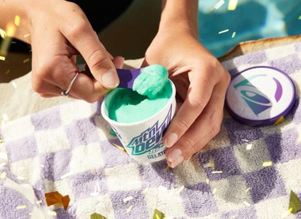 Taco Bell Baja Blast Gelato