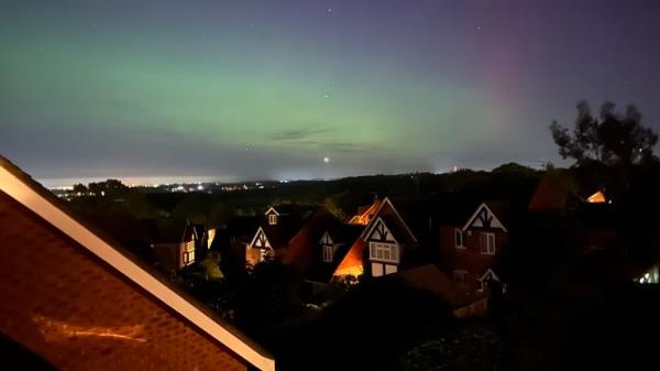 The Northern Lights, taken from Shenley in Hertfordshire.