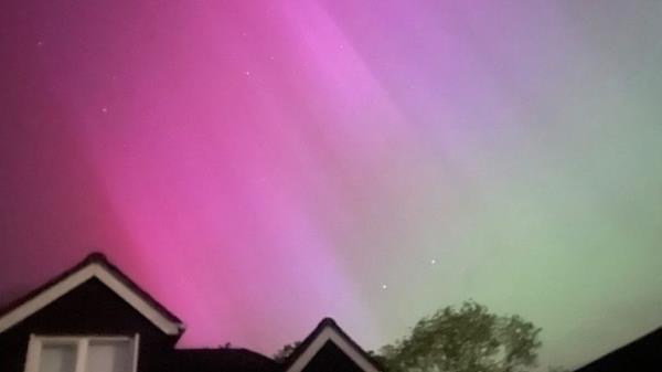 Northern Lights from Bournemouth. Pic: Jamie Trowbridge