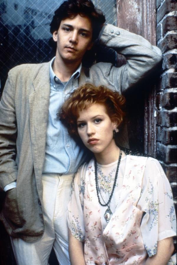 Andrew McCarthy and Molly Ringwald in 1986. 