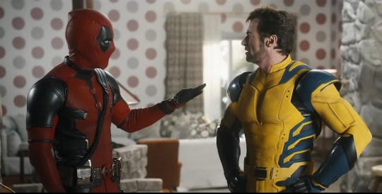 Ryan Reynolds as Deadpool and Hugh Jackman as Wolverine in Deadpool & Wolverine trailer 