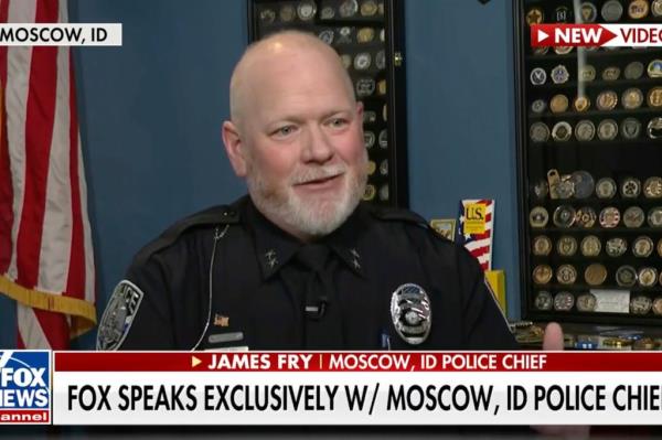 Moscow Police Chief James Fry appears on Fox News.