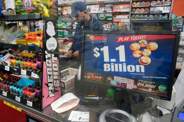 The numbers selected for the Mega Millions jackpot are 13, 14, 15, 18 and gold Mega Ball 9.