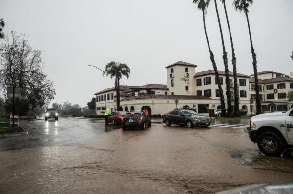 The flooding comes five years after a deadly mudslide killed 23 people and destroyed more than 100 homes in the area.