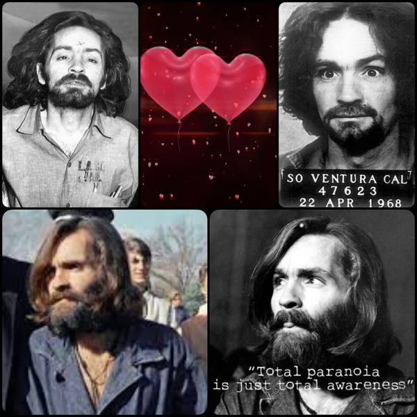 A Facebook post by Brittney Hislope a<em></em>bout Charles Manson. 