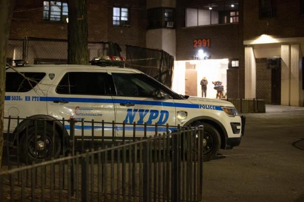 NYPD on the scene of a multiple stabbing at 2991 Frederick Douglass Blvd in Manhattan, on Feb. 3, 2023.