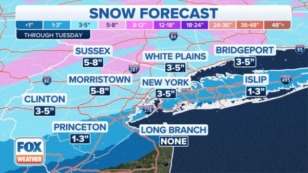 snow map