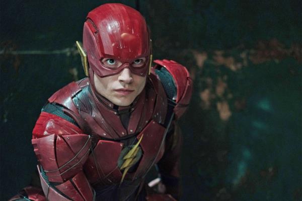 Ezra Miller as The Flash in 