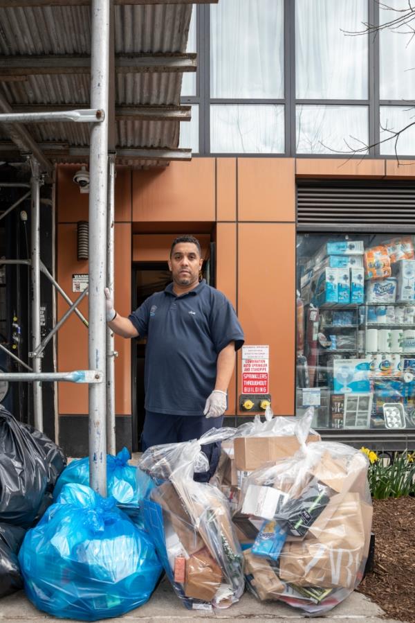 Rodriguez fears he may have to store trash indoors.