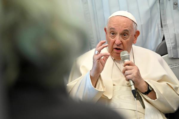 Pope Francis said that the growth of scientific and technological innovation must be accompanied by 