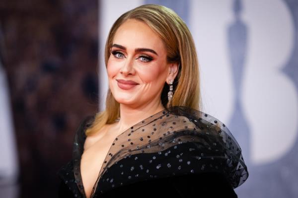 Adele attends The BRIT Awards 2022 at The O2 Arena on February 08, 2022 in London, England.