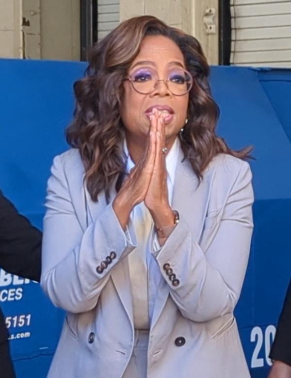 Oprah Winfrey in late April 2023. 