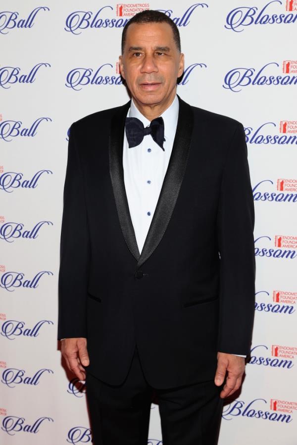 David Paterson in a tuxedo standing