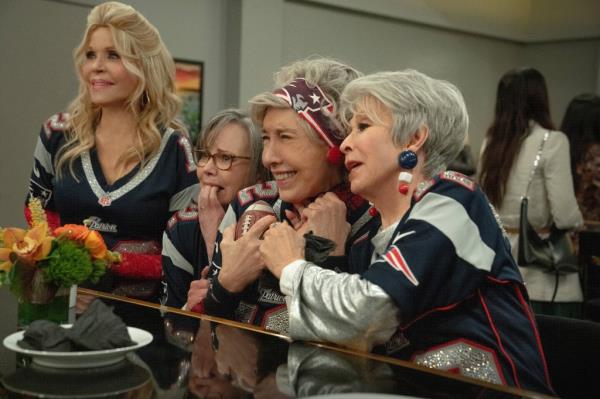 Jane Fonda, Sally Field, Lily Tomlin and Rita Moreno play four football loving friends in 