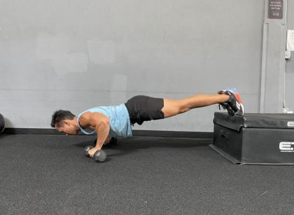 elevated pushup fat-melting workout to shrink visceral fat fast