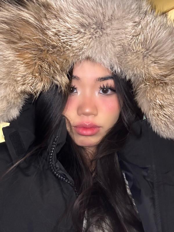 Cornell University student Jessica Zhang says the cold girl makeup glam reminds her of enjoying winter pastimes with her family as a child. 