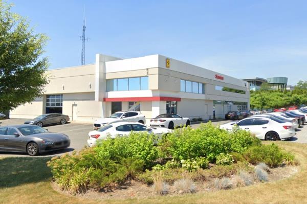 The exterior of Ferrari of Long Island Service Center: 105 S Service Rd, Plainview, NY.