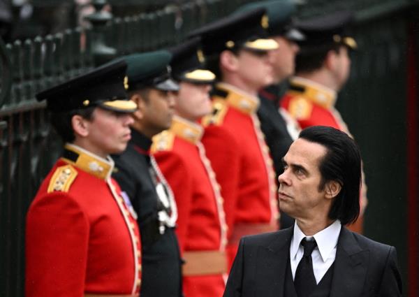 Nick Cave at King Charles III's coronation