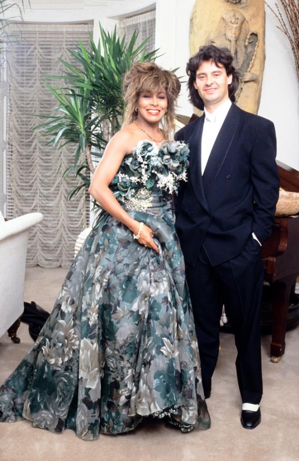 Tina Turner — shown with Erwin Bach to celebrate her 50th birthday in November 1989 — professed that their relatio<em></em>nship was 