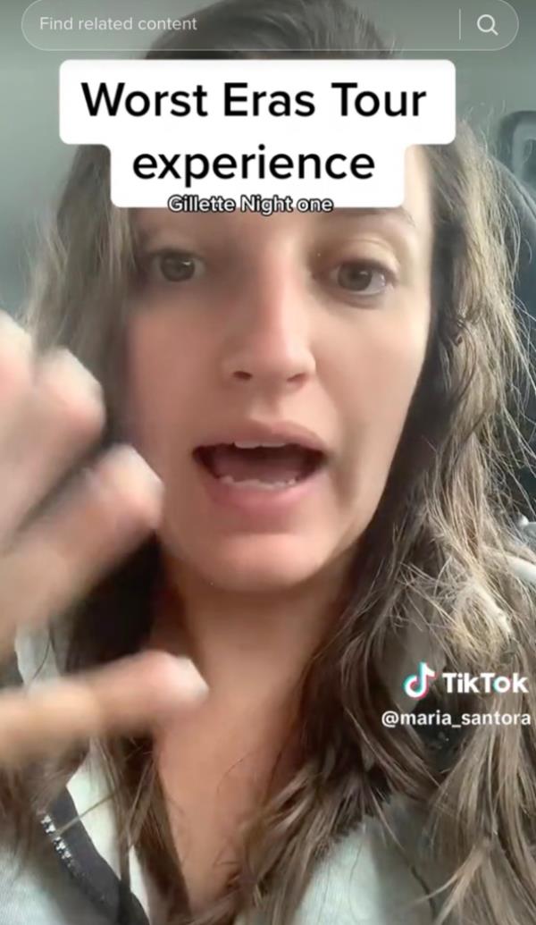 Maria Santora, 28, posted the TikTok — which has gained nearly 866,000 views — on Sunday claiming that she had the 