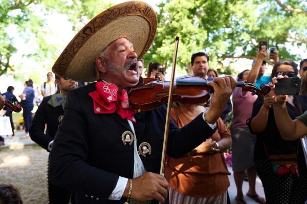 Mariachis often perform at births, weddings in funerals in Mexican-American communities.