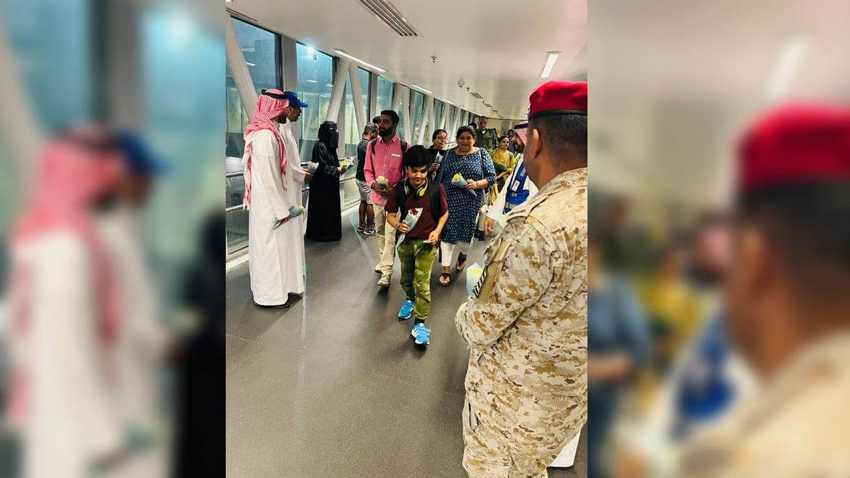 12th flight with 231 Indian evacuees departs from Jeddah for Mumbai 