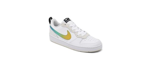 Nike Big Kids' Court Borough 2 SE Casual Sneakers