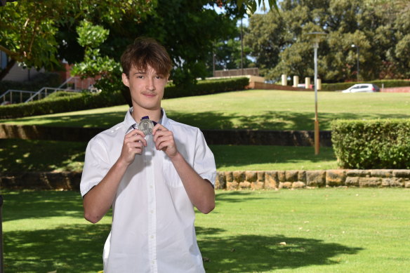 Beazley Medal VET winner Isaac Panozzo, from Melville Senior High School.