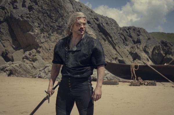 A photo of Henry Cavill in The Witcher.