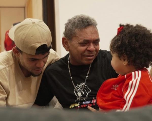 Luis Diaz reunited with his father in Colombia