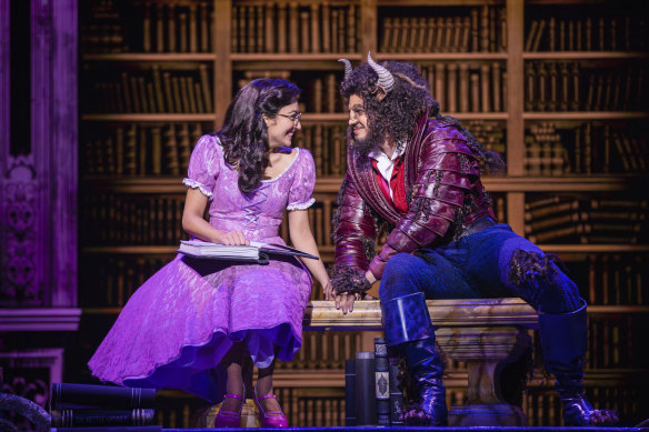 Shubshri Kandiah and Brendan Xavier in Disney’s Beauty and The Beast.