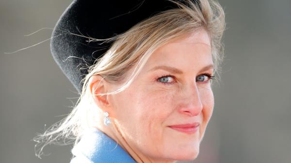 Sophie, Countess of Wessex black hat smiling