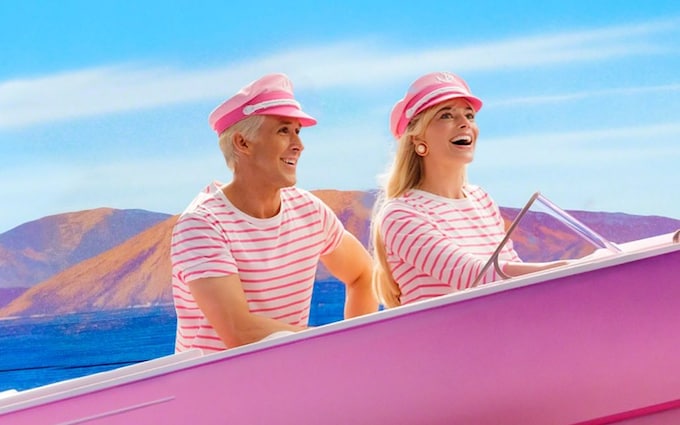 Ryan Gosling and Margot Robbie together in Barbie