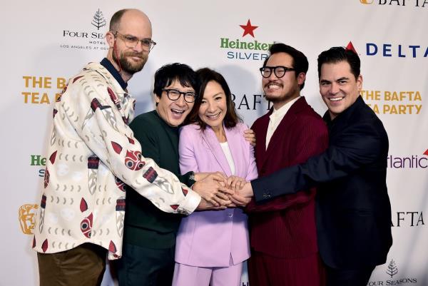 Daniel Scheinert, Ke Huy Quan, Michelle Yeoh, Daniel Kwan, Jo<em></em>nathan Wang